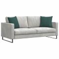 vidaXL Vankúše na pohovku 2 pcs Tmavozelená 45 x 45 cm