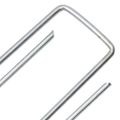vidaXL Stanové kolíky v U tvare 25 ks 15x3,5 cm pozinkovaná oceľ