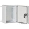 vidaXL Ovládacia skriňa Sivá 25 x 13 x 24 cm ABS plast