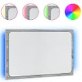 vidaXL LED kúpeľňové zrkadlo sivé sonoma 60x8,5x38 cm kompozitné drevo
