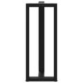 vidaXL Nohy barového stola v tvare T, 2 ks, čierne, 40x35x(100-101) cm, oceľové