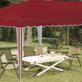 vidaXL Prístrešok na párty 575 x 290 x 245 cm Vínovo červená
