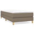 vidaXL Posteľný rám s boxspringom Taupe 80x200cm Látka