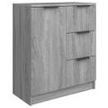 vidaXL Komody 2 ks sivý sivý dub sonoma 60x30x70 cm spracované drevo