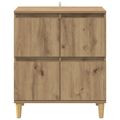 vidaXL Servírovacia skriňa Remeselný dub 60 x 35 x 70 cm