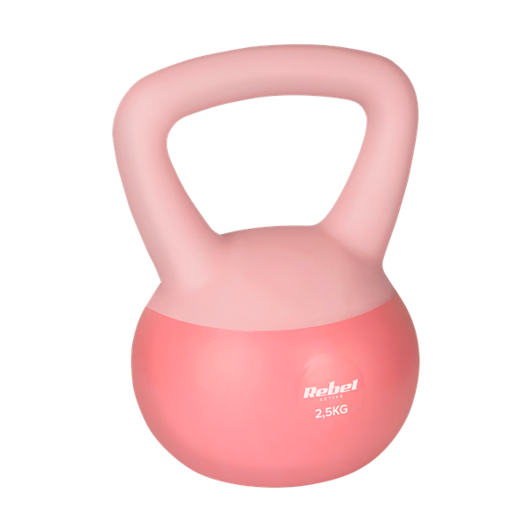 Kettlebell Soft Vinylový 2,5 kg REBEL ACTIVE RBA-2333-02.5