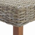 vidaXL lavička Prírodná 160 x 35 x 45 cm Masívne mango drevo