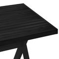 vidaXL Jedálenský stôl NOAIN 160 cm Borovicový masív Čierna