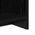 vidaXL TV stolík 102 x 35 x 45 cm Čierny dub Kompozitné drevo
