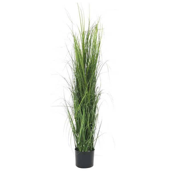vidaXL Umelá tráva v kvetináči, zelená 130 cm