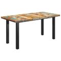 vidaXL Jedálenský stôl, nohy v tvare I 180x90x77 cm, recyklovaný masív