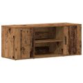 vidaXL TV skrinka 100 x 35 x 40 cm Staré drevo Kompozitné drevo