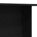 vidaXL Jedálenský stôl 110 x 60 x 75 cm Kompozitné drevo Čierny dub