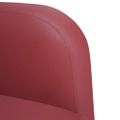 vidaXL Loveseat pohovka vínová červená 110 cm umelá koža