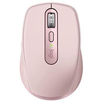 Logitech myš MX Anywhere 3S - bezdrôtová/bluetooth/darkfield/6 tlačidiel/8000dpi/usb-c/tichá/ružová