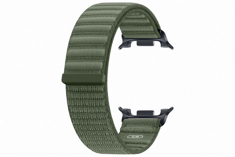 Samsung Látkový remienok (veľkosť S/M) Watch9 Olive