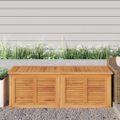 vidaXL Záhradný úložný box s vreckom 150x50x55 cm masívny teak