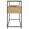 vidaXL Konzolový stolík dub sonoma 100x40x75 cm kompozitné drevo