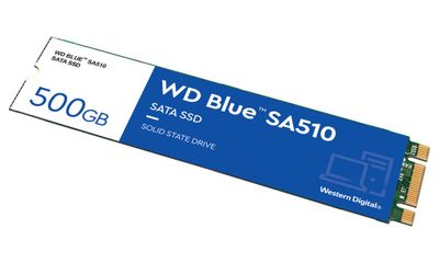 WD Blue SA510 POWERED BY SANDISK/500GB/SSD/M.2 SATA/5R SSD disk, interný, 500GB, SATA III, M.2, 2280