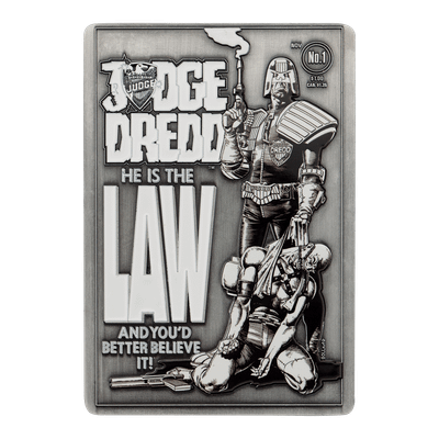 Zberateľský ingot Sudca Dredd - He is the Law