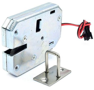Elektrický zámok XG-07C 12VDC 1,8A strieborný