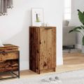 vidaXL Skrinka na topánky Old Wood 29,5x35x70 cm Engineered Wood