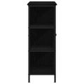 vidaXL Servírovacia skriňa Čierny dub 70 x 30 x 80 cm