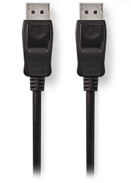 NEDIS kábel DisplayPort / zástrčka DisplayPort - zástrčka DisplayPort / 4K / čierna / blistr / 2m Kábel, propojovací, DisplaPort 1.2, 2m, čierna