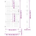 vidaXL Záhradná brána 85 x 200 cm Povrchovo upravená oceľ Zamykateľné