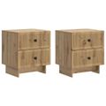 vidaXL Nočný stolík 2 ks Dub artisan 43 x 34,5 x 47,5 cm