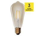 LED žiarovka Vintage ST64 / E27 / 4,5 W (40 W) / 420 lm / teplá biela