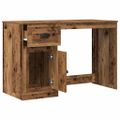 vidaXL Stôl Staré drevo 50 x 115 x 75 cm Kompozitné drevo