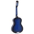 vidaXL Klasická gitara pre začiatočníkov a deti modrá 1/2 34"