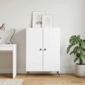 vidaXL Servírovacia skriňa Biela 66 x 34,5 x 90 cm Kompozitné drevo