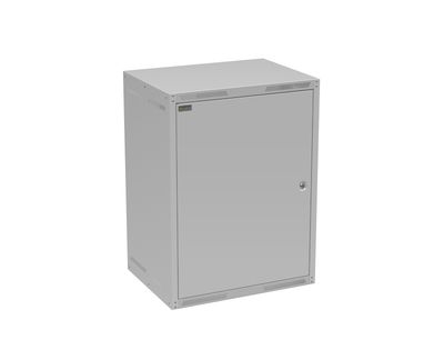 Rozvádzač nástěnný GrandN 16U 450 mm, dvere plech, RAL 7035, GrandN-16U-645-21-G