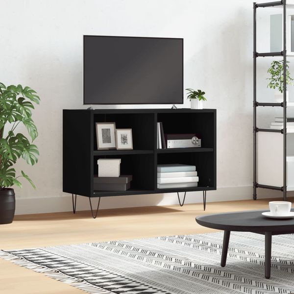 vidaXL TV skrinka, čierna 69,5x30x50 cm, kompozitné drevo