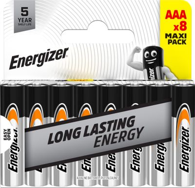 E304399500 Energizer Everyday AAA DHP8 Blistr