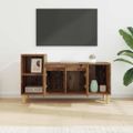vidaXL TV skrinka 100 x 35 x 55 cm Staré drevo Kompozitné drevo