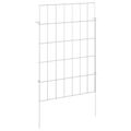 vidaXL Záhradný plot s kolíkmi 12 ks 35 x 50 cm Pozinkovaná oceľ