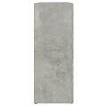vidaXL Komoda betónovo sivá 91x29,5x75 cm spracované drevo