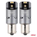 LED žiarovky FULL CANBUS PY21W 2x1860 SMD jantárová 12V 24V AMIO-03604
