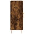 vidaXL Komoda dymový dub 34,5x34x90 cm spracované drevo