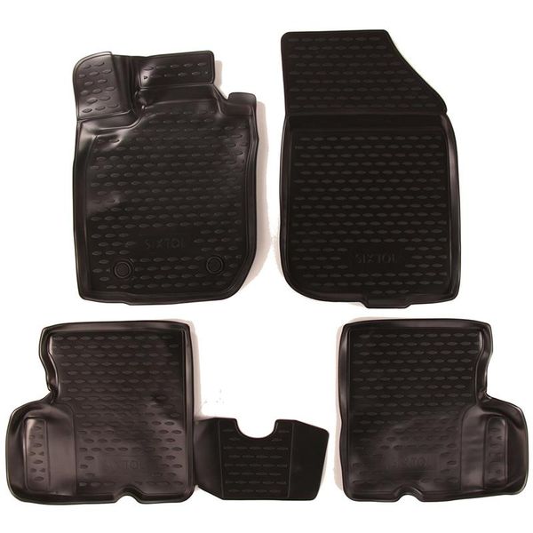 3D Gumové koberce RENAULT Duster 2WD, 2011–2015 SIXTOL