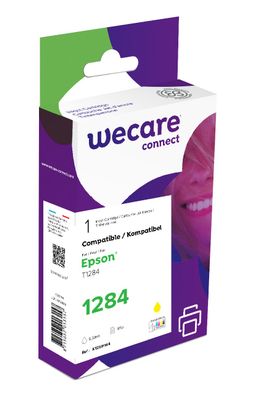 WECARE ARMOR ink kompatibilný s EPSON C13T12844012,žltá/yellow