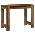 vidaXL Písací stôl staré drevo 100x45x75 cm kompozitné drevo