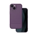 Jednoduché uhlíkové puzdro pre iPhone 15 6,1" fialové