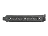 USB panel - 4 pin USB Type A (F) (USBPLATE4) - Panel USB - USB (F) na 9 pinová IDC (F)
