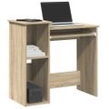 vidaXL Stôl s policami Dub Sonoma 84x40x78 cm Upravené drevo