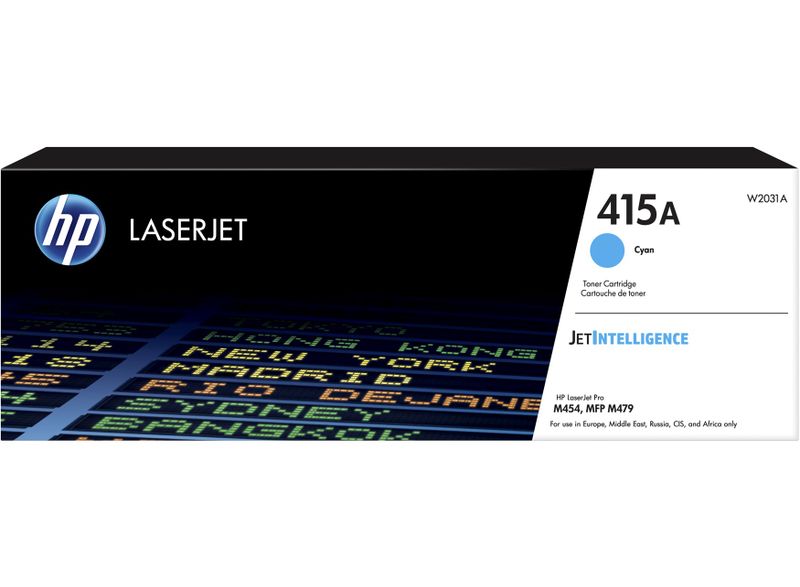 HP 415 Cyan LaserJet Toner Cartridge, W2031A