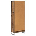 vidaXL Knižnica 60 x 30 x 155 cm Kompozitné drevo Staré drevo